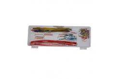 China Solid Solderless Breadboard Kit  14 different lengths 140Pcs Jumper Cable Kits With Box supplier