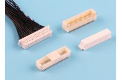 China Plastic Vertical 1.0mm Pitch Double Row Wafer Connector supplier