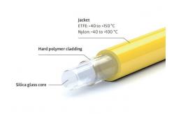 China 100μm Core Alternative Silica Fiber With Hard Polymer Cladding supplier