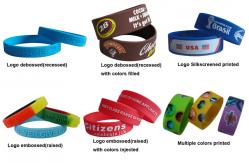 China Wholesale Personalized Cheap Custom Silicone Bracelets supplier