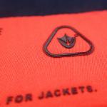 Customized 100% Polyester 3D Logo Screen Printing Clothing Labels for sale
