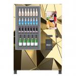 Bottle Drinks Wine Vending Machine , Fresh Salad Vending Machine With Remote Control System for sale