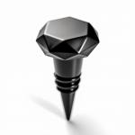 3D Die Struck Design Vintage Brass Wine Stopper With Customized Logo for sale