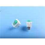 Green 4Pin 6Pin Dpst Momentary Rocker Switch , Single Rocker Switch Flame Retardant