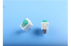 China Green 4Pin 6Pin Dpst Momentary Rocker Switch , Single Rocker Switch Flame Retardant supplier