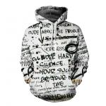 Casual Custom All Over Print Hoodies / Fully Sublimated Hoodies Long Sleeve for sale