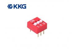 China Panel Mount Dual Inline Package DIP Switch 500VAC For Microwave Oven supplier
