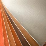 PVC Eco Leather Litchi Pattern 31 Vivid Colors Scratch Resistant For Commercial Spaces for sale