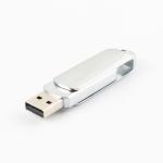 Shiny Metal Usb Flash Drive Twist Shaped 16GB 32GB 64GB 128GB 100mbs Usb 3.0 for sale
