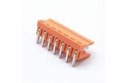 China 3.96mm Plug-In Terminal Block Right Angle Copper Female Connector supplier