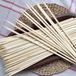 Wholesale Custom Biodegradable Bamboo Sticks Barbecue skewers bbq Round Bamboo Sticks for sale
