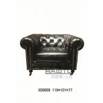 British style leather single sofa furniture,#XD0009 for sale