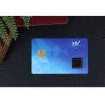 Contact 7816 Chip Fingerprint Smart Cards IDEX Two Way Authentication for sale