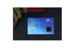 China Contact 7816 Chip Fingerprint Smart Cards IDEX Two Way Authentication supplier