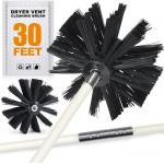 Lint Remover 30 Feet Chimney Cleaning Brush ISO9001 Dryer Vent Cleaning Brush for sale