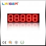 Digit LED Gas Price Sign / Petrol Price Pylon Sign Board With Advertisement Display for sale
