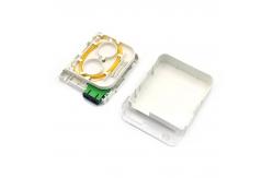 China Wall Mounting Fiber Optic Terminal Socket 1 Port For Patch Cable supplier