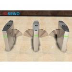 OEM Electronic Barrier Gates Turnstile Flap Barrier Gates With Gate Automation Systems for sale