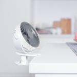 2000mAh Battery Portable USB Fan BLDC 360 Degree Table Clip Fan for sale