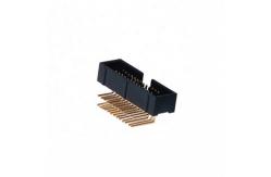 China 1.27 Mm Box Header Connector Right Angle PCB Connector SGS supplier