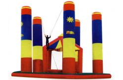 China Inflatable Amusement Park Bungee Trampoline For Outdoor Games supplier
