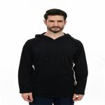CAT2 Certified Black FR Fabric Hoodie , Flame Resistant Work Clothes For Mining Industry for sale