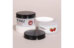 China Customizable Logo Round Plastic Packaging Jars With Screw Caps Empty Body Butter Container supplier