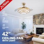 42inch ABS Blades Home Decorative Ceiling Fan with Hidden Blades and Remote Control Switch for sale