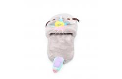 China Non Allergenic Short Plush House Slippers ODM For Adults supplier