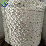 Heavy Duty Multi Color 8 Strand Braided Polyester Rope 64mm For Ship Mooring for sale