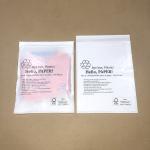 Customized Fully Degradable Translucent Glassine Bags For Clothes With Self Seal for sale