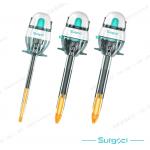 Retractable Blade Tip Laparoscopic Disposable Bladed Trocar with Sheath for sale