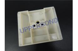 China Plastic White Guide Box HLP Cigarette Machine Spare Parts supplier