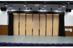 China Operable Folding Partition Walls / Soundproof Modern Wood Room Dividers supplier