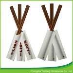 Natural Chinese Takeaway Chopsticks Bamboo 24cm Twins Carbonized for sale