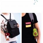 23 . 5 * 7 . 5CM Plush Keychain Toys Fruit Shape Skin Friendly Cotton Material
