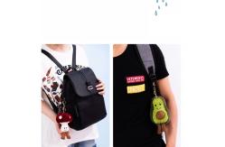 China 23 . 5 * 7 . 5CM Plush Keychain Toys Fruit Shape Skin Friendly Cotton Material supplier