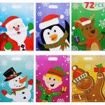Customization 17×21cm Die Cut Handle Plastic Bags For Christmas Gift Packaging Bags for sale