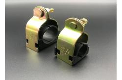 China Gold Electro Strut Cushion Clamps Ss304 Unistrut Pipe Clamp Galvanized supplier