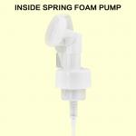 43-410 Size Facial Foam Pump With Sillicone Bursh Black Or White Overcap for sale