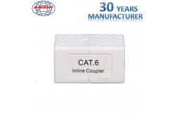 China Small Cat5e Cat6 Utp Rj45 Inline Keystone Coupler supplier