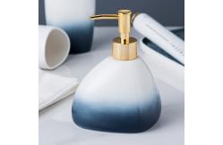 China White Ceramic Bathroom Set Simple Design Unique Home Accessories supplier
