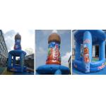 Advertising Bottles Inflatables With Booth , Inflatable Display Booth for sale