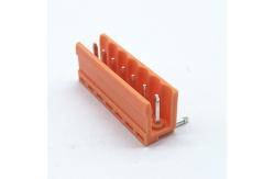 China 3.96mm Plug-In Terminal Block Right Angle Copper Female Connector supplier