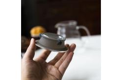 China Custom Clear Borosilicate Glass Coffee Pot Decanter Heat Resistant supplier