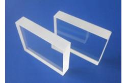 China Double Plane Rectangular Sapphire Windows For Sensors Detectors supplier