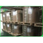 50gsm Natural Color PE Coated Kraft Paper / Cup Paper Single Side Coated In Rolls for sale