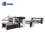 Corrugated Paperboard Carton Box Folder Gluer Machine PLC Control for sale