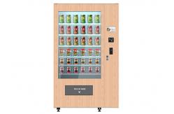 China Smart Cake Yogurt Salad Vending Machine With Wooden Outlook / Elevator System supplier