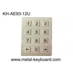 Customized Numeric Stainless Steel Keypad USB Interface Metal Dome Connect PCB Key for sale
